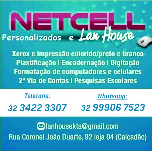 Netcell - Lan House e Personalizados